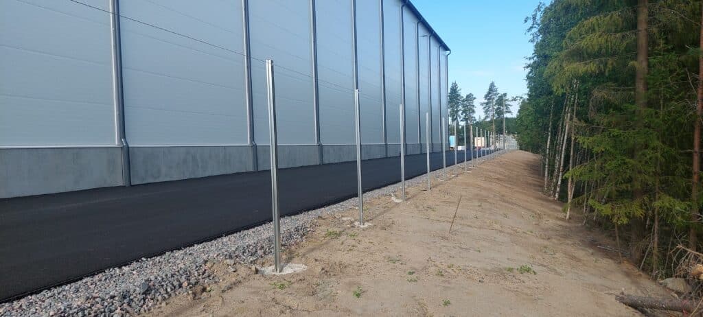 panssariverkkoaidan perustaminen ja asennus