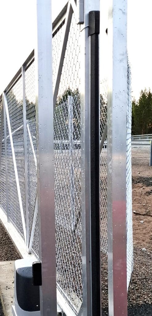 Turvareuna eli tuntoreuna liukuportissa