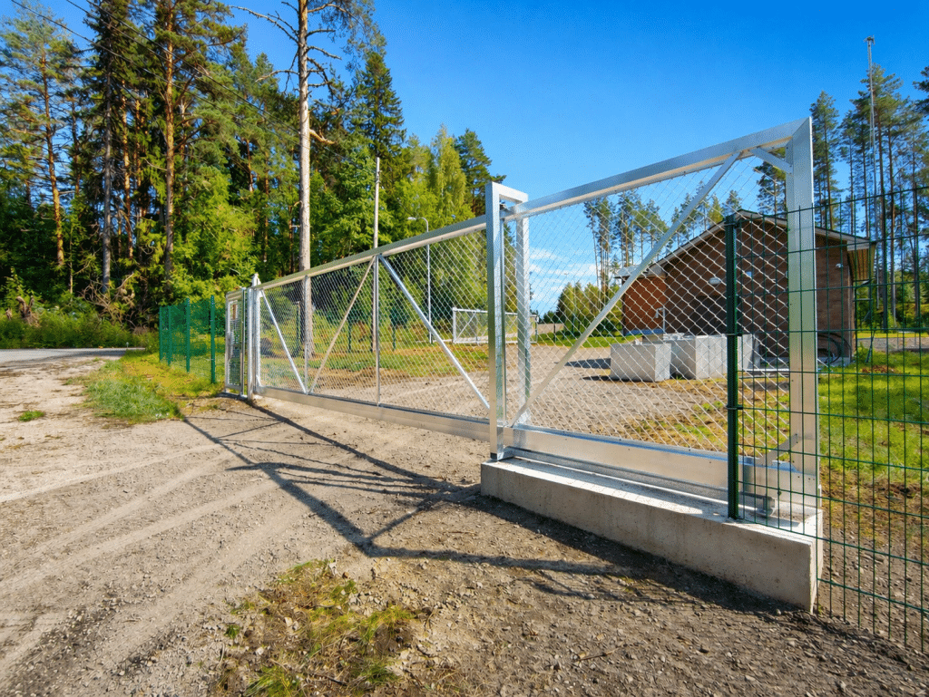 Vesilaitoksen aita ja portti